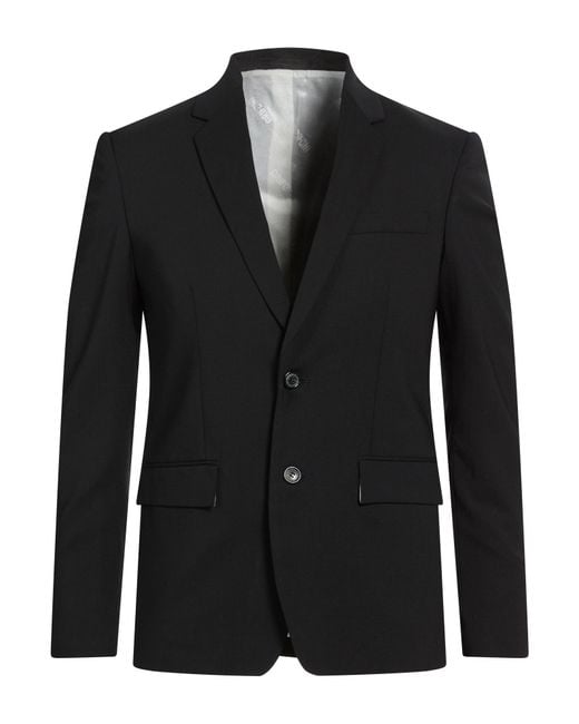 Grifoni Black Blazer Virgin Wool, Elastane for men