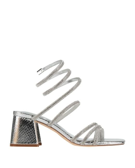 Menbur White Sandals Synthetic Material