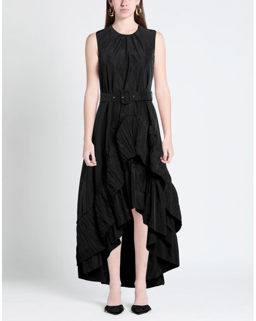 Suoli Black Midi Dress