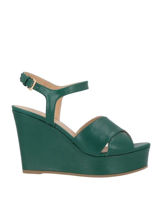 Sergio Rossi Green Sandals