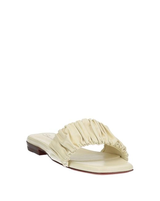 Santoni White Sandals