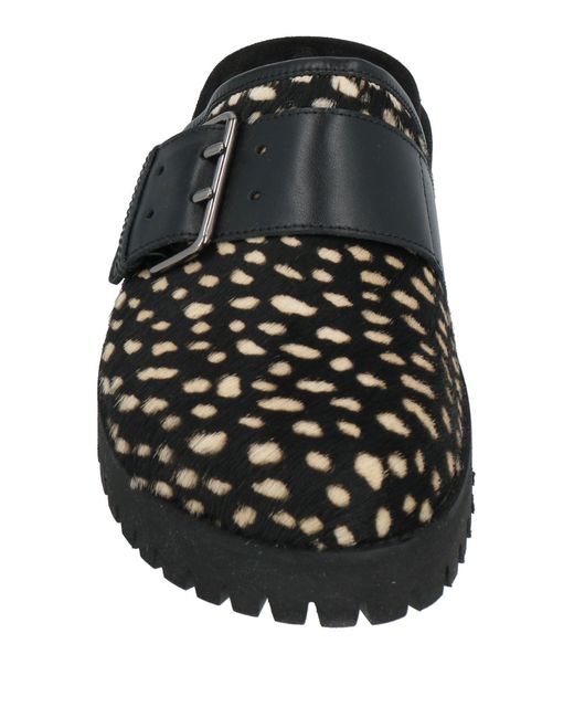 High Black Mules & Clogs
