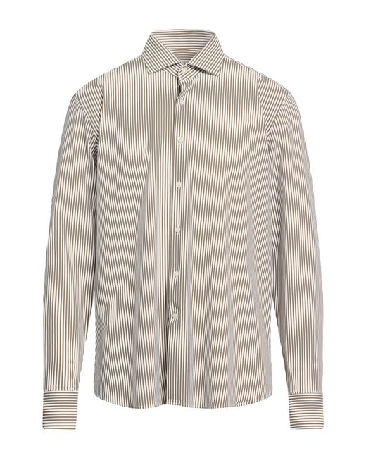 Ghirardelli Gray Next Military Shirt Polyamide, Elastane for men