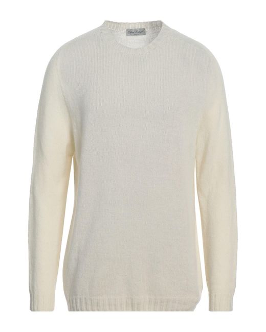 Oliver Lattughi White Sweater for men