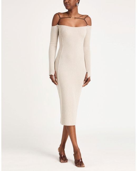Jacquemus White Midi Dresses