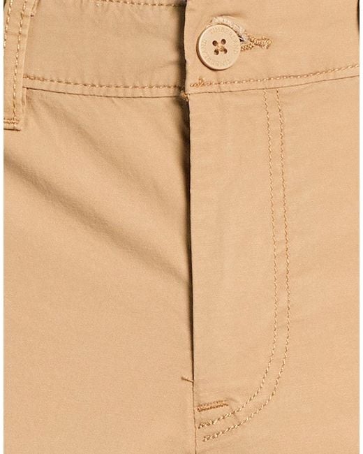 Timberland Natural Camel Pants Cotton, Elastane for men