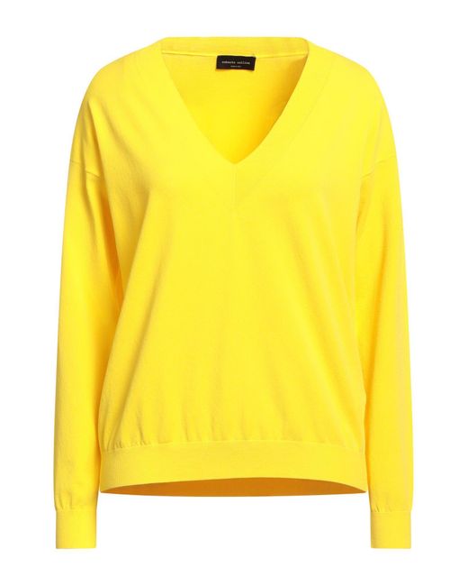 Pullover Roberto Collina de color Yellow