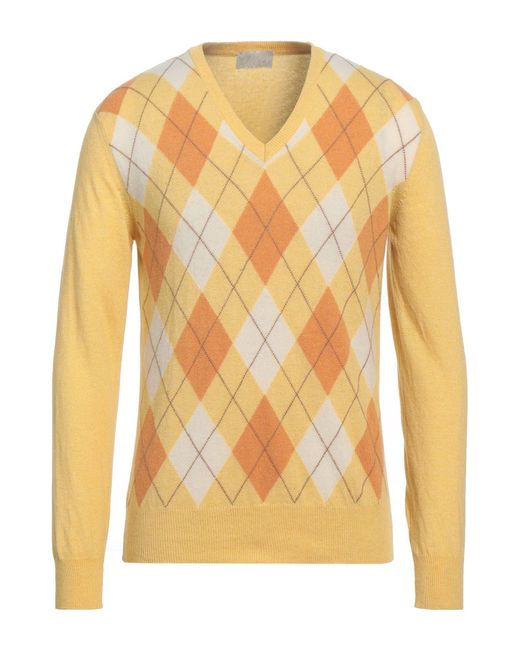 Blu Byblos Yellow Sweater for men
