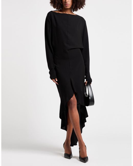 Philosophy Di Lorenzo Serafini Black Midi Dresses
