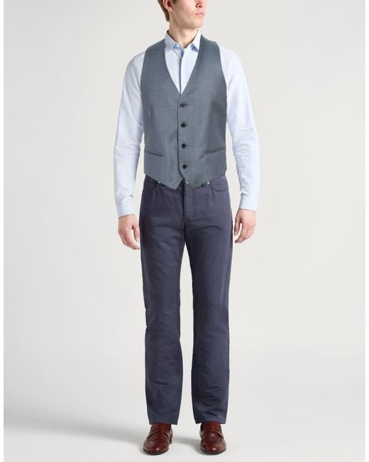 Emporio Armani Blue Waistcoat for men