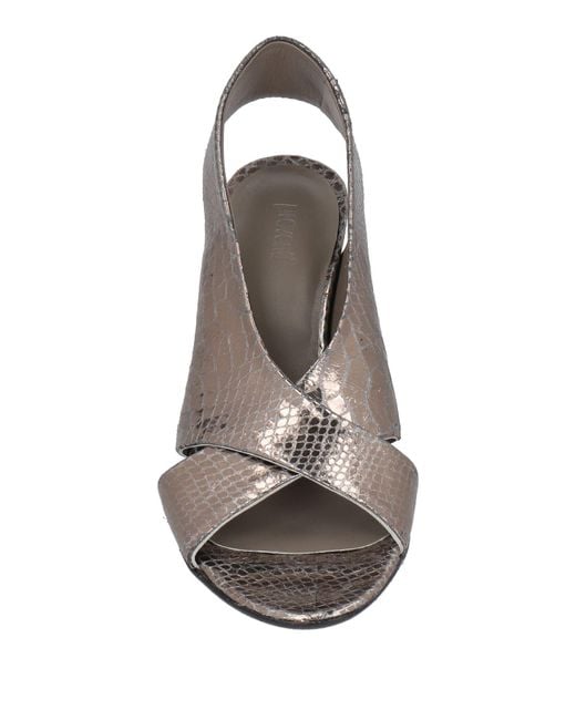 Preventi Gray Sandals Leather