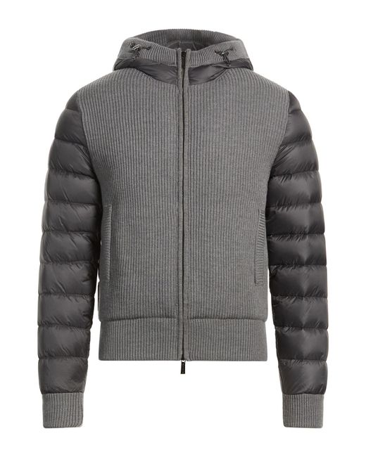 Moorer Gray Puffer Virgin Wool, Polyamide for men