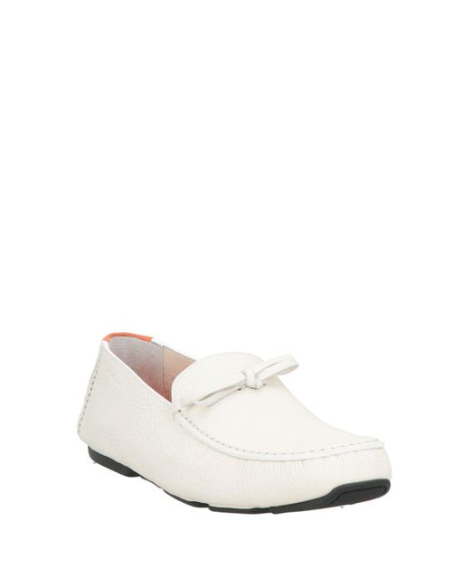 Santoni Mokassin in White für Herren