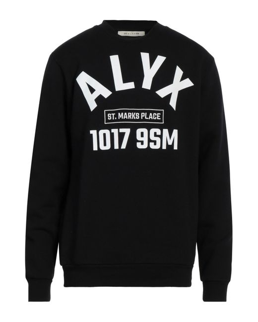 1017 ALYX 9SM Black Sweatshirt for men