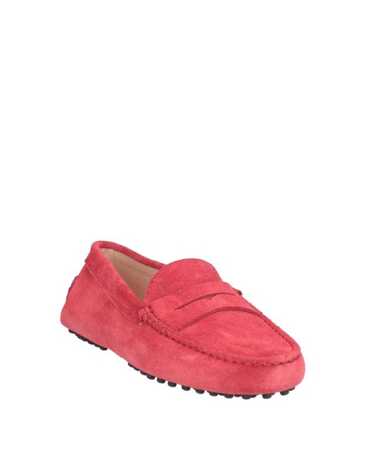 Tod's Red Loafers