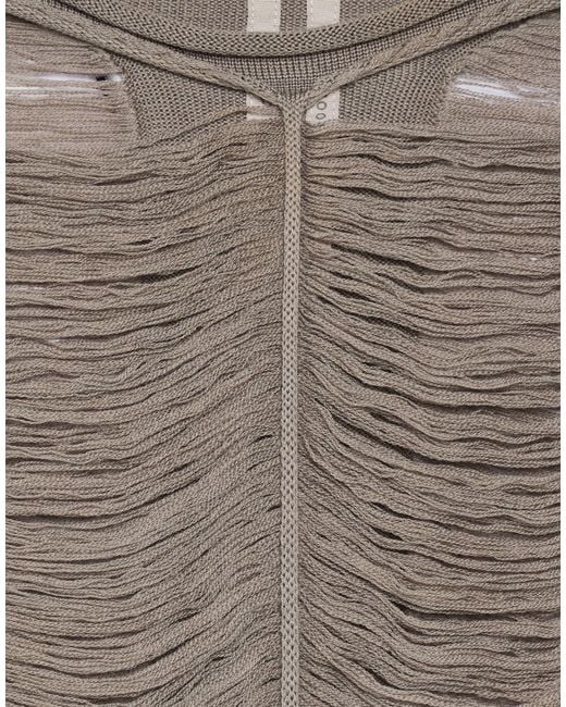Rick Owens Gray Sweaters