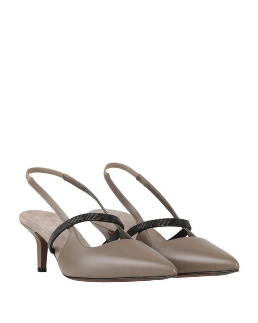Brunello Cucinelli Gray Pumps