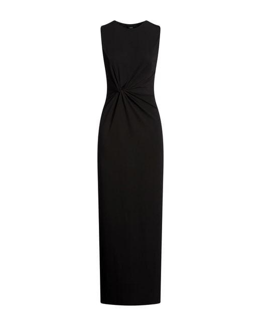 Relish Black Maxi Dress Polyester, Elastane