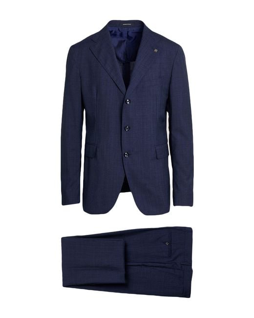 Tagliatore Blue Suit Super 110S Wool for men