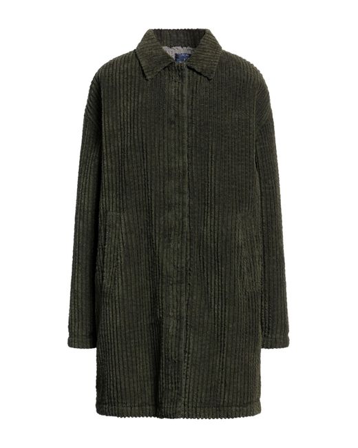 Jacob Coh?n Green Military Coat Cotton, Polyester, Elastane