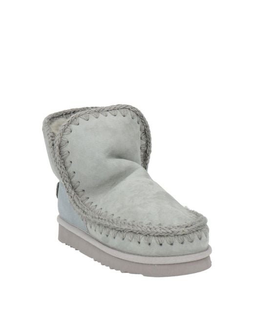 Mou Gray Ankle Boots