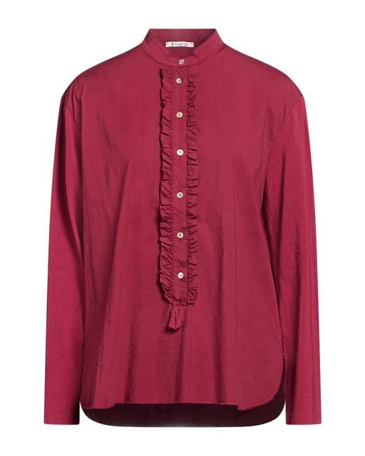 TREBARRABI® Red Garnet Top Cotton, Elastane