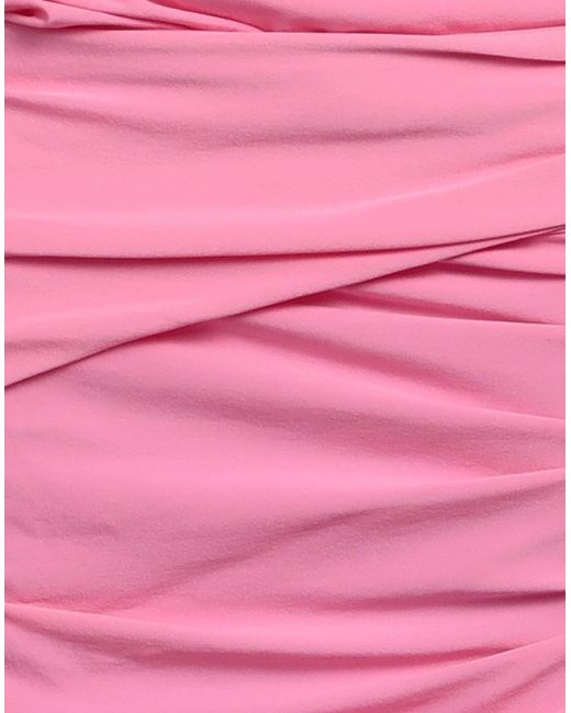 Magda Butrym Pink Mini Dress Viscose, Elastane