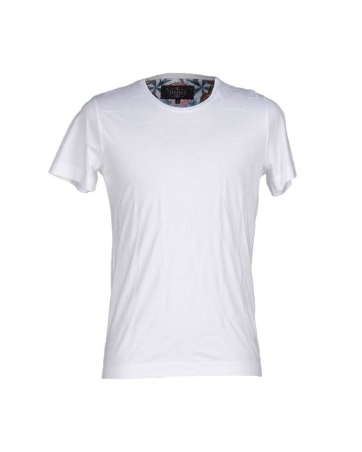 Lescott Stewart White T-shirt for men