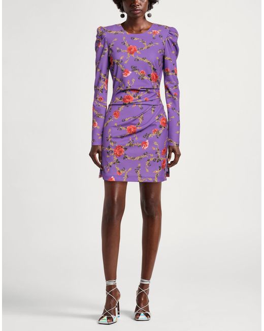 Aniye By Purple Mini Dress Polyester, Elastane