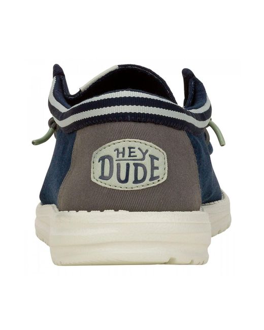 Sneakers Hey Dude de hombre de color Blue