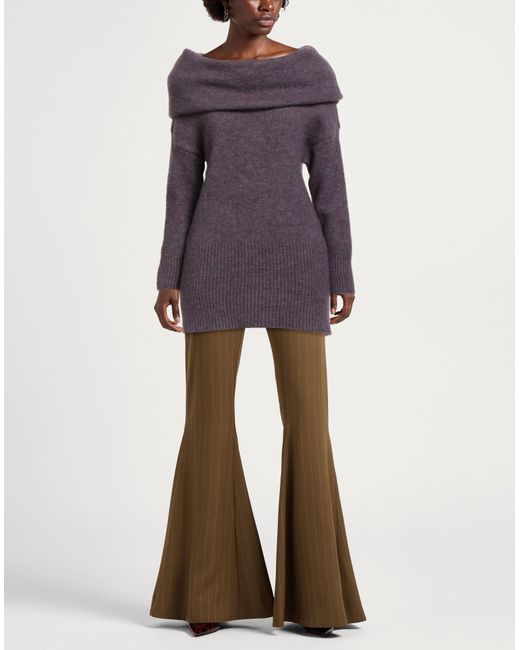 Alpha Studio Purple Turtleneck