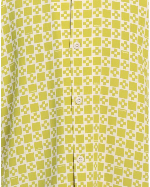 Sandro Yellow Shirt for men