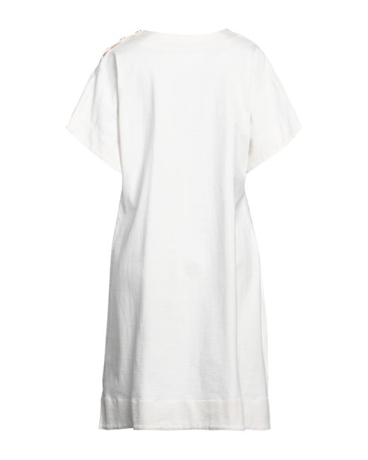 Jil Sander White Mini Dress