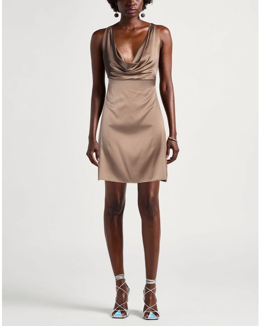 EMMA & GAIA Brown Mini-Kleid