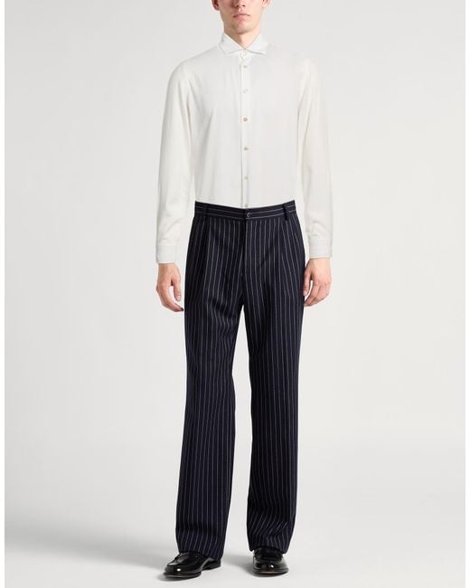 Boglioli White Shirt Lyocell for men