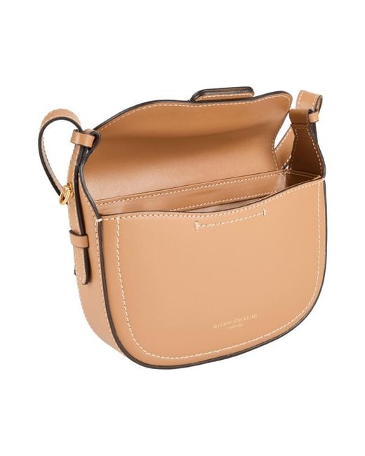 Gianni Chiarini Natural Sand Cross-Body Bag Leather