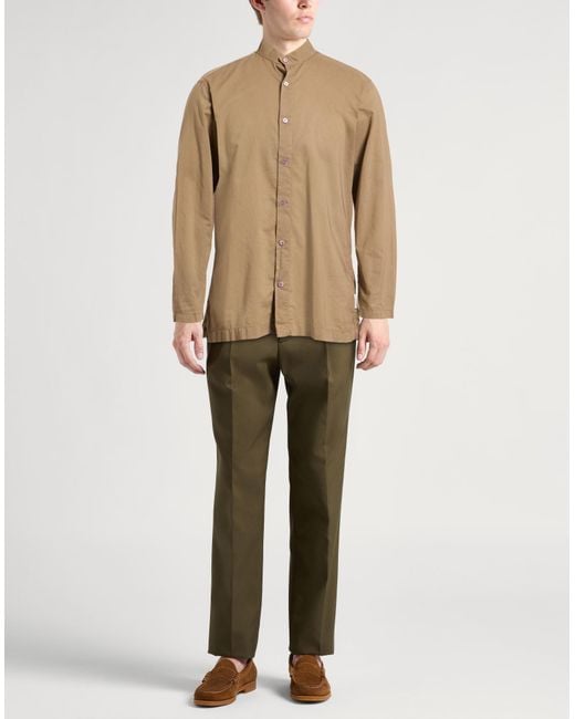 Paolo Pecora Brown Shirt for men