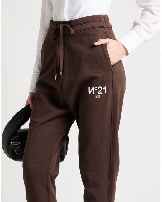 N°21 Brown Pants Cotton