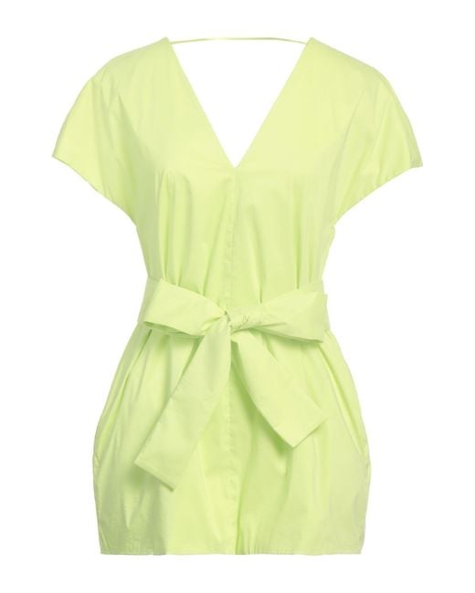 Liviana Conti Yellow Top Cotton, Polyamide, Elastane