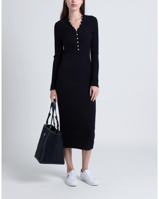 Tommy Hilfiger Blue Midi Dress