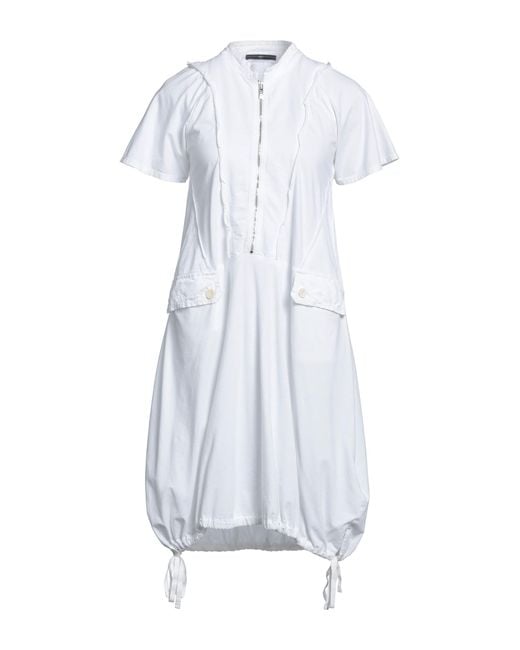High White Midi Dress