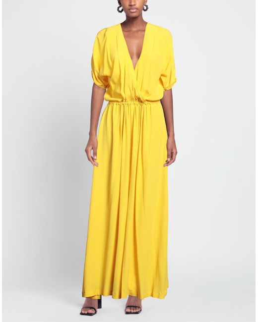 Vestido largo 8pm de color Yellow