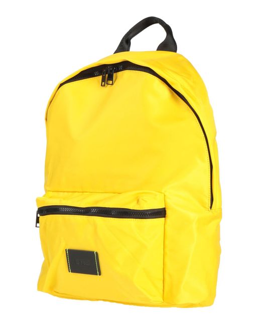 MSGM Yellow Backpack for men