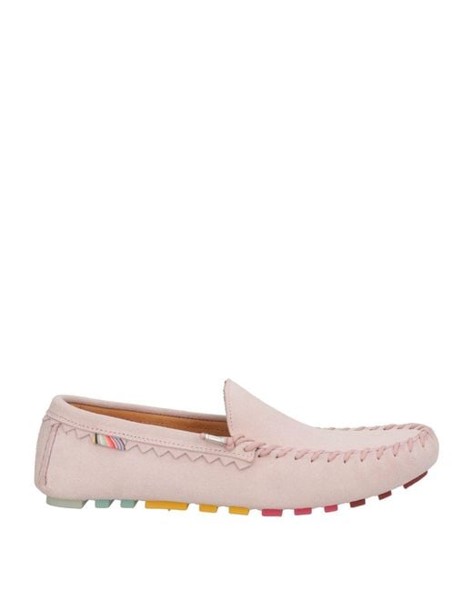 Paul Smith Pink Blush Loafers Leather