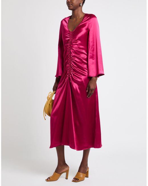 Vestido Largo By Malene Birger de color Red