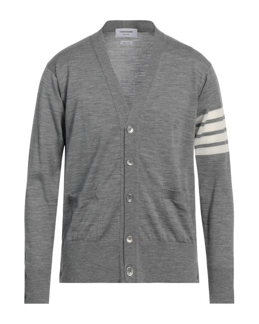 Thom Browne Strickjacke in Gray für Herren