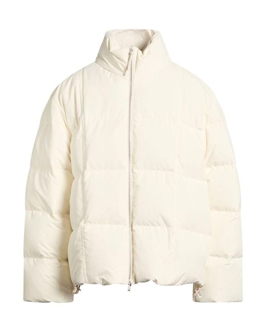Jil Sander Natural Ivory Puffer Polyester for men