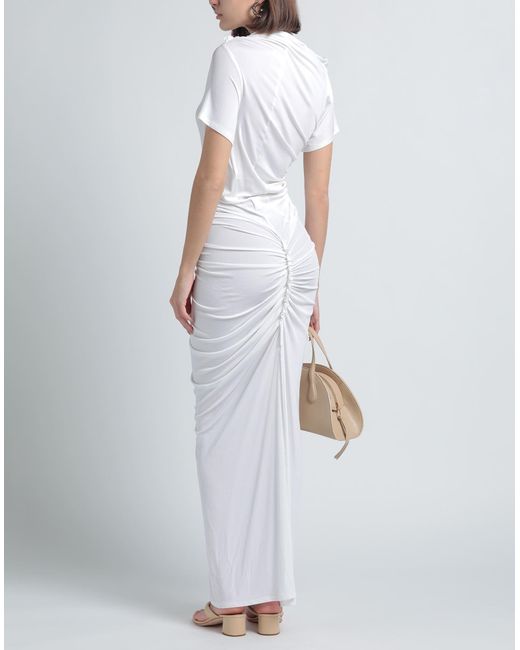 Atlein White Maxi Dress