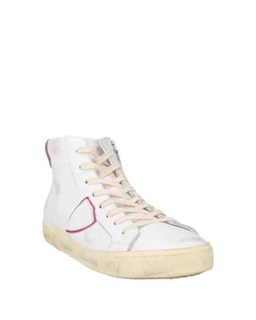 Philippe Model White Sneakers Leather for men