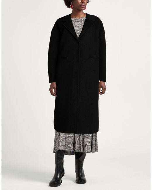 Manila Grace Black Coat